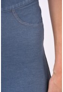 Women Leggings Finteks Finmeluza Dark Blue Denim